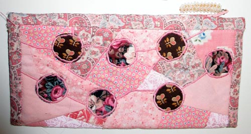 Quilted Zip Pouch by Peony and Parakeet