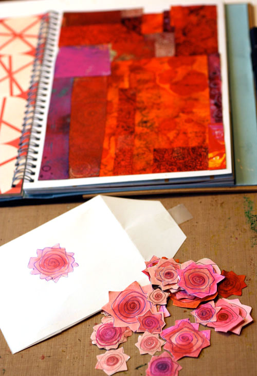 Drawing Roses by Peony and Parakeet