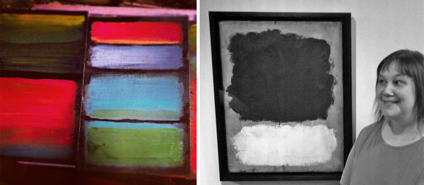 Mark Rothko inspiration by an artist Paivi Eerola from Peony and Parakeet