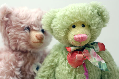 teddy bear pastel