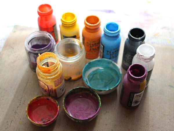 Fluid acrylic paints