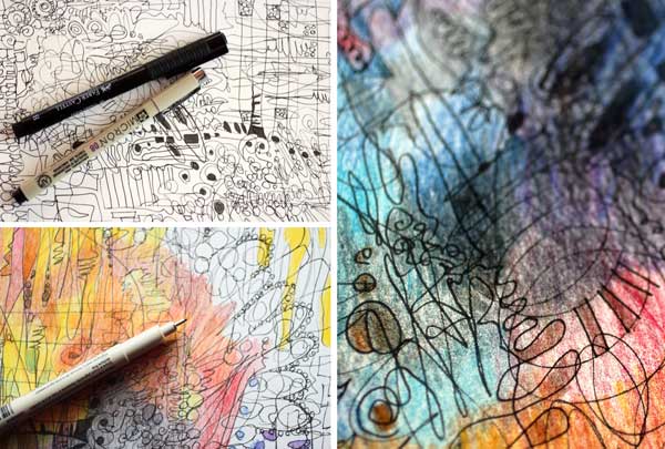 Art Journaling with Cretacolor Aqua Monolith Colored Pencils