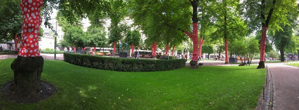 Yayoi Kusama in Helsinki, Finland