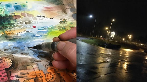 Paivi Eerola's sketchbook and the darkness in Finland