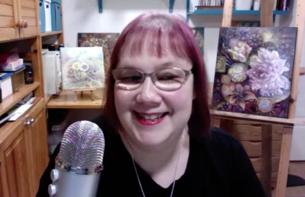 Paivi Eerola broadcasting live from her studio. Join her live broadcasts about creating art and growing as an artist!