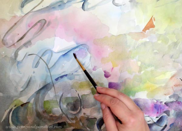 Tips For Using Masking Fluid In Watercolour Painting - Solving