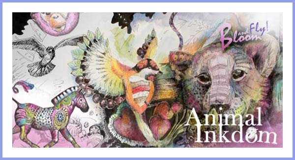 Online art class Animal Inkdom. Taught by Paivi Eerola, a Finnish illustrator.