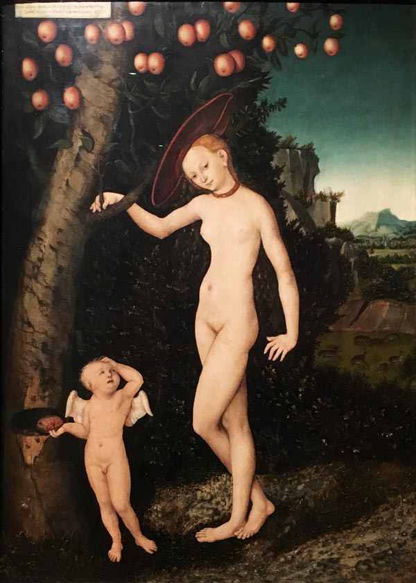 Lucas Cranach the Elder, Venus and Cupid the Honey Thief