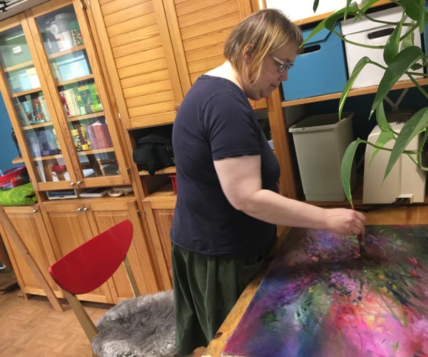 Setting creative goals for paintings. Read more about artist's wishes, a post written by Paivi Eerola.