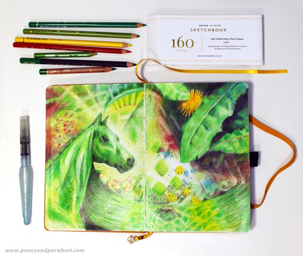 THE INTUITIVE DRAWING JOURNAL: Let's draw!! 
