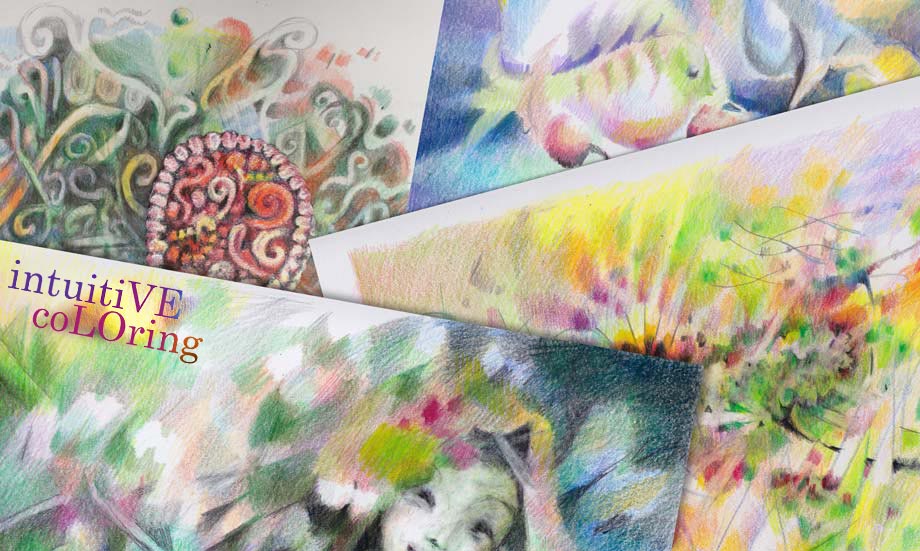 Intuitive Coloring - an online art class by Paivi Eerola of Peony and Parakeet