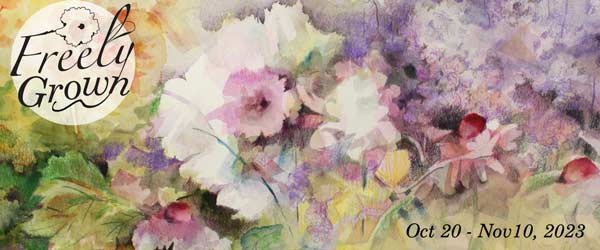 Freely Grown - an online art class about painting flowers freely